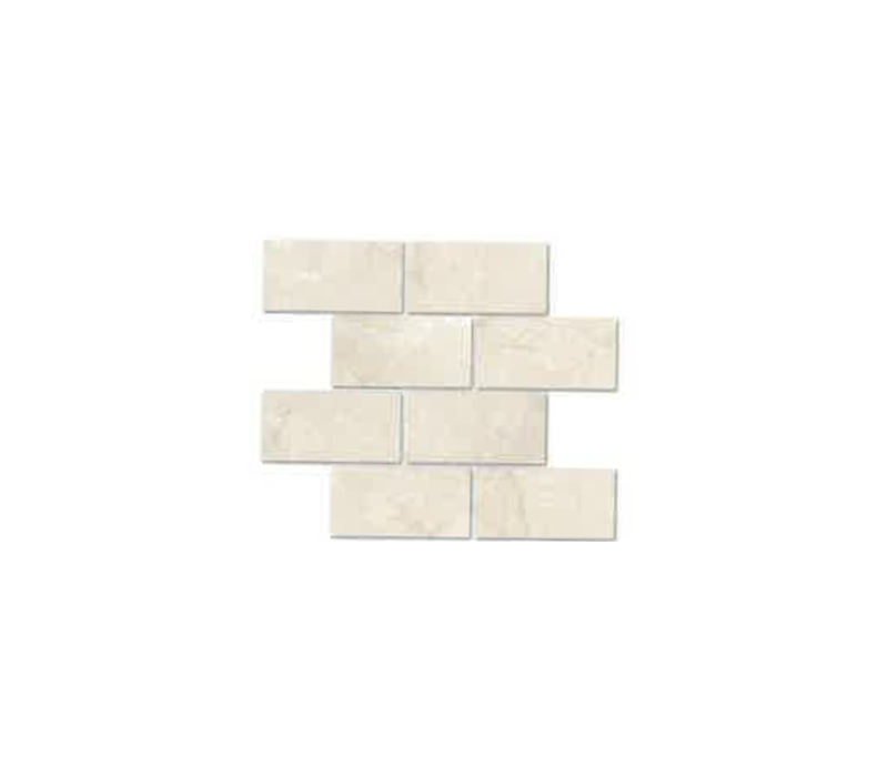 MARBRE MOSAÏQUE BRIQUE 7.5X15 CM CREME IVOIRE