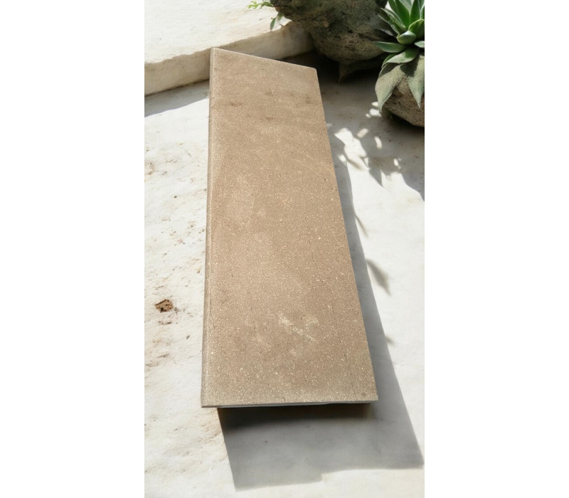 copy of PIERRE D'EGYPTE MARGELLE 1 BORD ARRONDI 33X100 EP 3 CM SINAÏ PEARL BROSSÉE