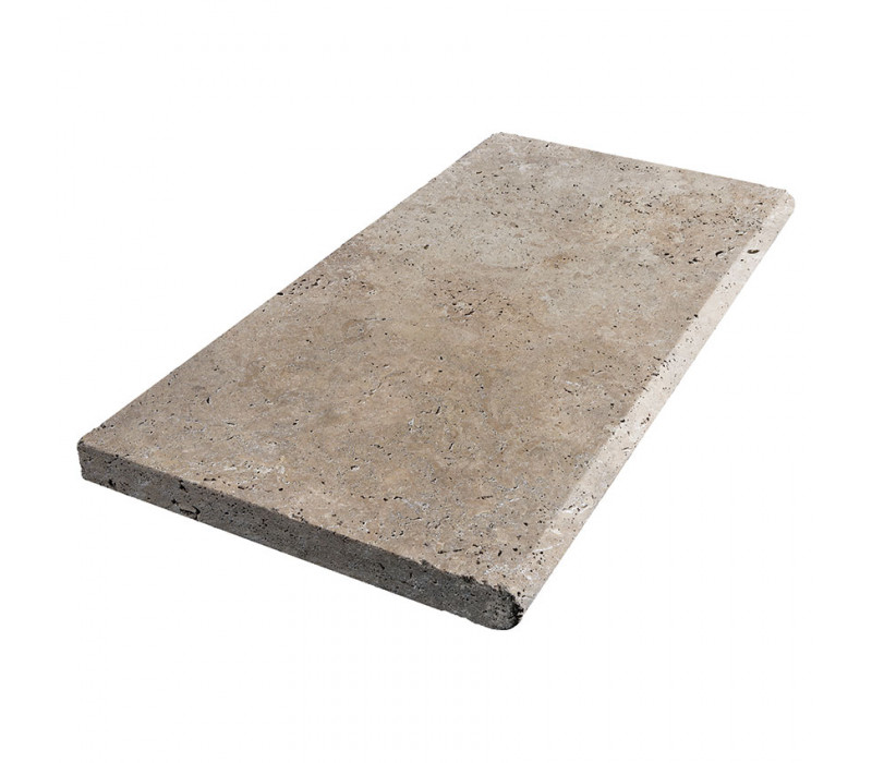 TRAVERTIN MARGELLE NUANCE 33X61X3 CM 1BORD ARRONDI